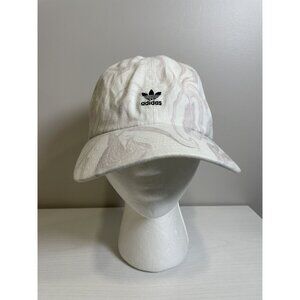 Adidas Trefoil Logo Marble Print Bucket Hat Streetwear Trendy 100% Cotton